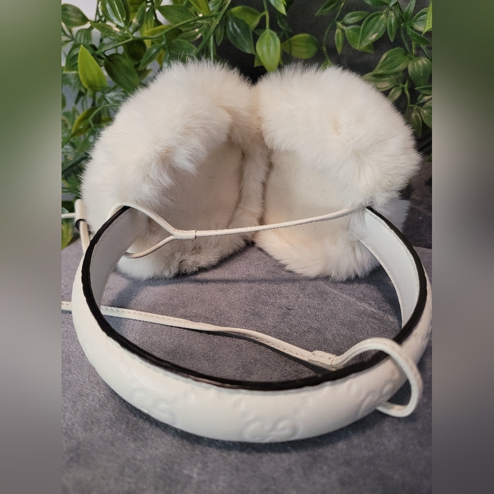 Gucci Rabbit Fur Earmuffs - Picture 3 of 8